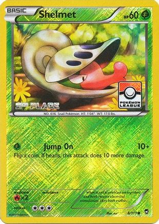 Shelmet (8/111) (League Promo 2nd Place) [XY: Furious Fists] - Trinity Hobby