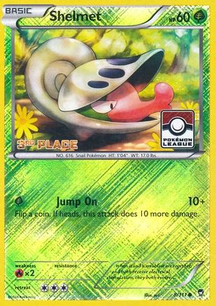 Shelmet (8/111) (League Promo 3rd Place) [XY: Furious Fists] - Trinity Hobby