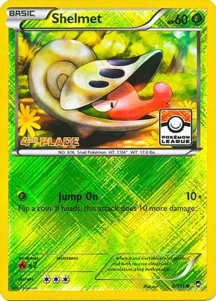 Shelmet (8/111) (League Promo 4th Place) [XY: Furious Fists] - Trinity Hobby