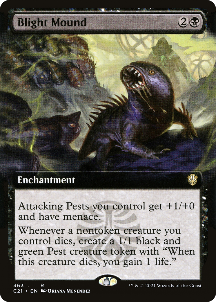 Blight Mound (Extended Art) [Commander 2021] - Trinity Hobby