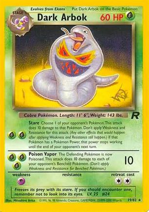 Dark Arbok (19/82) (W Stamped Promo) [Team Rocket Unlimited] - Trinity Hobby