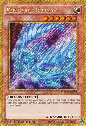 Krystal Dragon [MVP1-ENGV2] Gold Secret Rare - Trinity Hobby