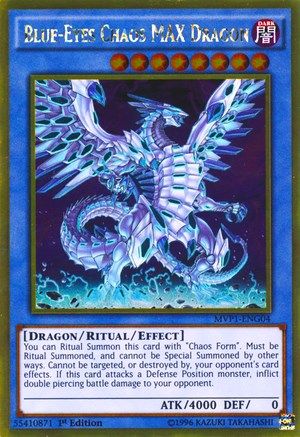Blue-Eyes Chaos MAX Dragon [MVP1-ENG04] Gold Rare - Trinity Hobby