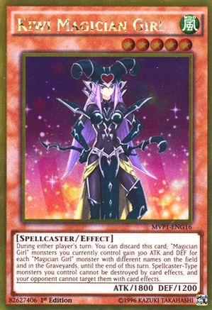 Kiwi Magician Girl [MVP1-ENG16] Gold Rare - Trinity Hobby