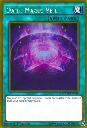 Dark Magic Veil [MVP1-ENG19] Gold Rare - Trinity Hobby