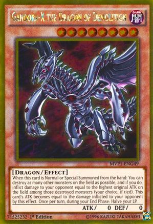 Gandora-X the Dragon of Demolition [MVP1-ENG49] Gold Rare - Trinity Hobby