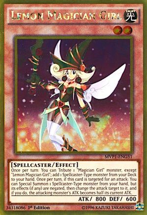 Lemon Magician Girl [MVP1-ENG51] Gold Rare - Trinity Hobby