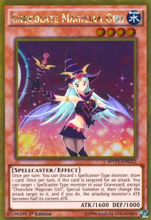 Chocolate Magician Girl [MVP1-ENG52] Gold Rare - Trinity Hobby
