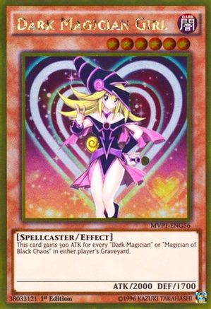 Dark Magician Girl [MVP1-ENG56] Gold Rare - Trinity Hobby