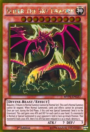 Slifer the Sky Dragon [MVP1-ENG57] Gold Rare - Trinity Hobby