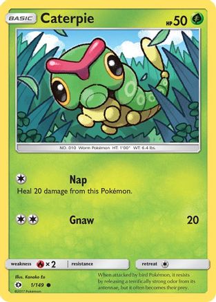 Caterpie (1/149) [Sun & Moon: Base Set] - Trinity Hobby