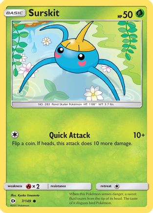 Surskit (7/149) [Sun & Moon: Base Set] - Trinity Hobby