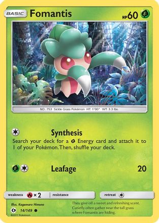 Fomantis (14/149) [Sun & Moon: Base Set] - Trinity Hobby