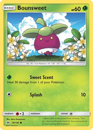 Bounsweet (18/149) [Sun & Moon: Base Set] - Trinity Hobby