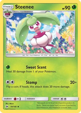 Steenee (19/149) [Sun & Moon: Base Set] - Trinity Hobby