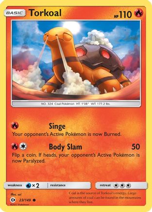 Torkoal (23/149) [Sun & Moon: Base Set] - Trinity Hobby