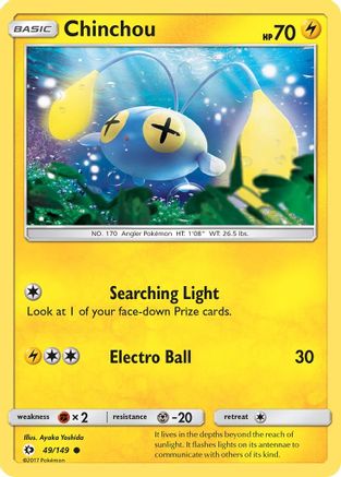 Chinchou (49/149) [Sun & Moon: Base Set] - Trinity Hobby