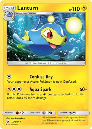 Lanturn (50/149) [Sun & Moon: Base Set] - Trinity Hobby