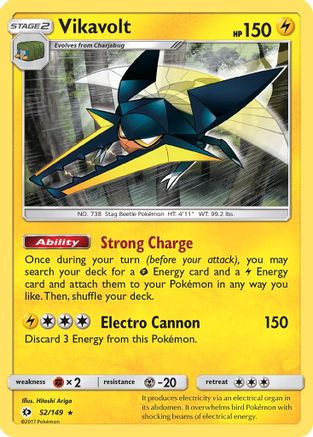 Vikavolt (52/149) [Sun & Moon: Base Set] - Trinity Hobby