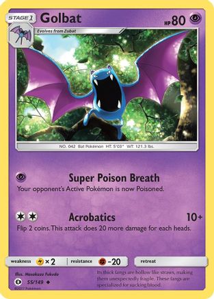 Golbat (55/149) [Sun & Moon: Base Set] - Trinity Hobby