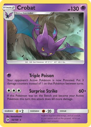 Crobat (56/149) [Sun & Moon: Base Set] - Trinity Hobby