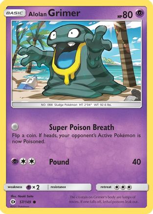 Alolan Grimer (57/149) [Sun & Moon: Base Set] - Trinity Hobby