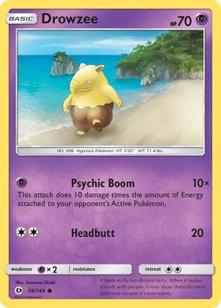 Drowzee (59/149) [Sun & Moon: Base Set] - Trinity Hobby