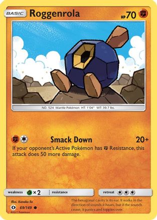 Roggenrola (69/149) [Sun & Moon: Base Set] - Trinity Hobby