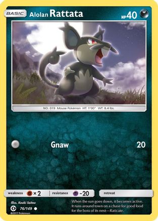 Alolan Rattata (76/149) [Sun & Moon: Base Set] - Trinity Hobby