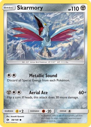 Skarmory (88/149) [Sun & Moon: Base Set] - Trinity Hobby