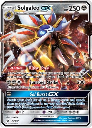Solgaleo GX (89/149) [Sun & Moon: Base Set] - Trinity Hobby