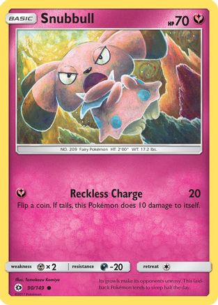 Snubbull (90/149) [Sun & Moon: Base Set] - Trinity Hobby