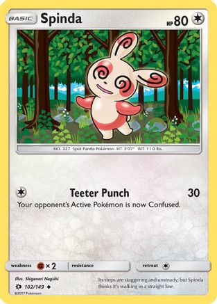 Spinda (102/149) [Sun & Moon: Base Set] - Trinity Hobby
