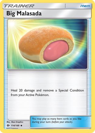 Big Malasada (114/149) [Sun & Moon: Base Set] - Trinity Hobby