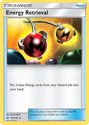 Energy Retrieval (116/149) [Sun & Moon: Base Set] - Trinity Hobby