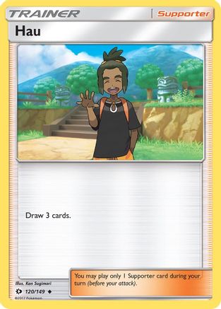 Hau (120/149) [Sun & Moon: Base Set] - Trinity Hobby