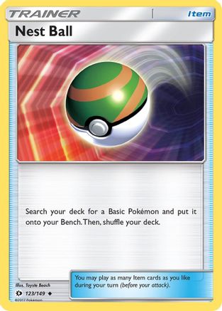 Nest Ball (123/149) [Sun & Moon: Base Set] - Trinity Hobby