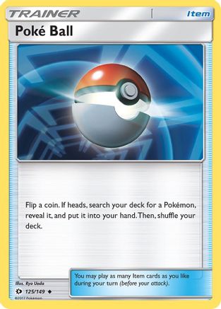 Poke Ball (125/149) [Sun & Moon: Base Set] - Trinity Hobby