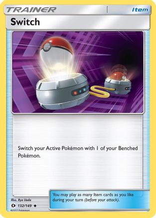 Switch (132/149) [Sun & Moon: Base Set] - Trinity Hobby