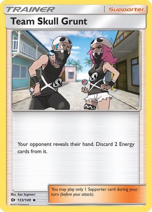 Team Skull Grunt (133/149) [Sun & Moon: Base Set] - Trinity Hobby