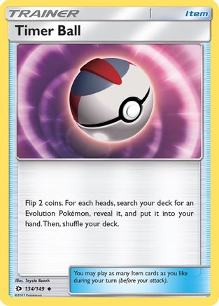 Timer Ball (134/149) [Sun & Moon: Base Set] - Trinity Hobby