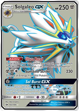 Solgaleo GX (143/149) [Sun & Moon: Base Set] - Trinity Hobby
