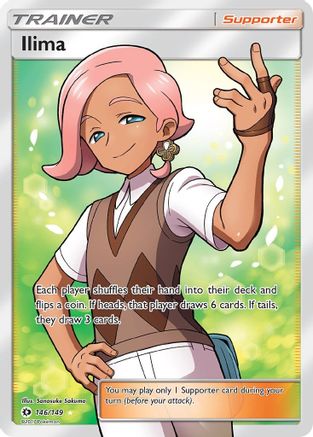 Ilima (146/149) [Sun & Moon: Base Set] - Trinity Hobby