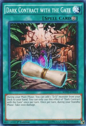 Dark Contract with the Gate [SDPD-EN024] Common - Trinity Hobby