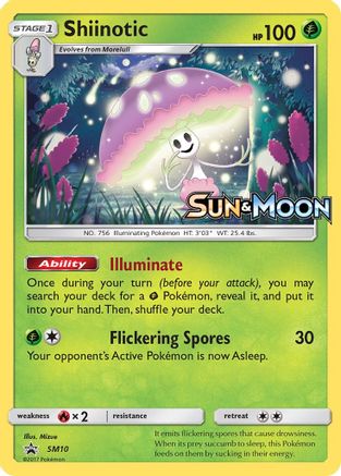 Shiinotic (SM10) [Sun & Moon: Black Star Promos] - Trinity Hobby