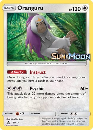 Oranguru (SM13) [Sun & Moon: Black Star Promos] - Trinity Hobby