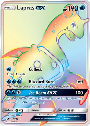 Lapras GX (151/149) [Sun & Moon: Base Set] - Trinity Hobby