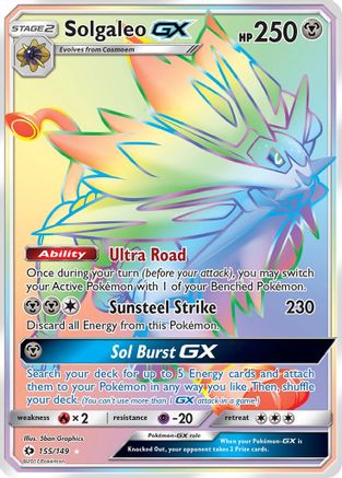 Solgaleo GX (155/149) [Sun & Moon: Base Set] - Trinity Hobby