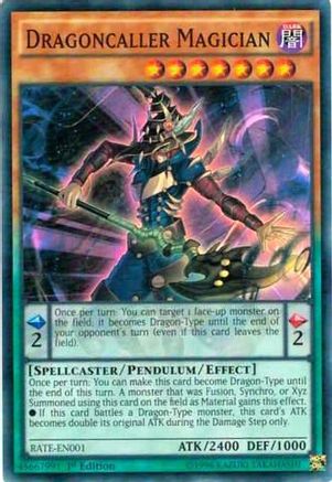 Dragoncaller Magician [RATE-EN001] Super Rare - Trinity Hobby