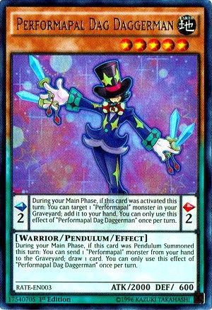 Performapal Dag Daggerman [RATE-EN003] Ultra Rare - Trinity Hobby